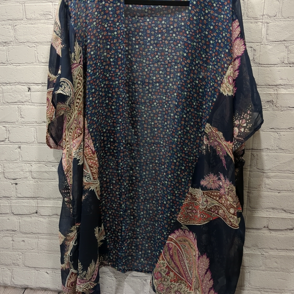 Floral Paisley Kimono Cardigan